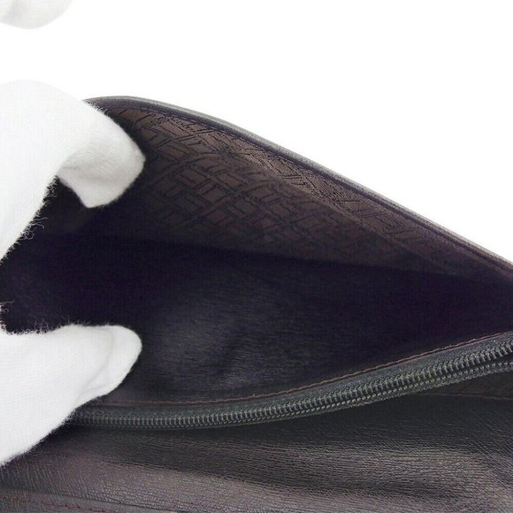 DUNHILL Long Wallet Side Car Leather Authentic - Picture 2 of 11